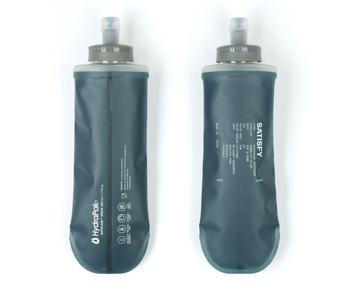 Soft Flask HydraPak® 500ml 2-Packs | Dark Slate