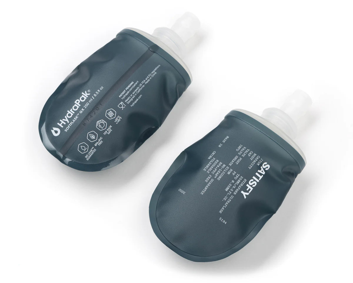 Soft Flask HydraPak® 250ml 2-Packs | Dark Slate
