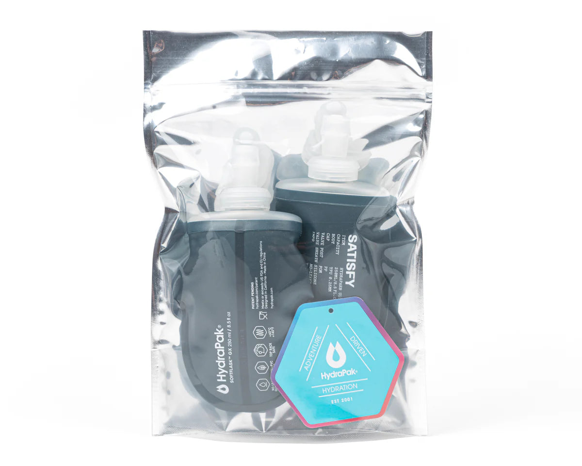Soft Flask HydraPak® 250ml 2-Packs | Dark Slate