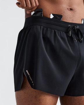 M RipSpeed 3" Split Shorts | Black