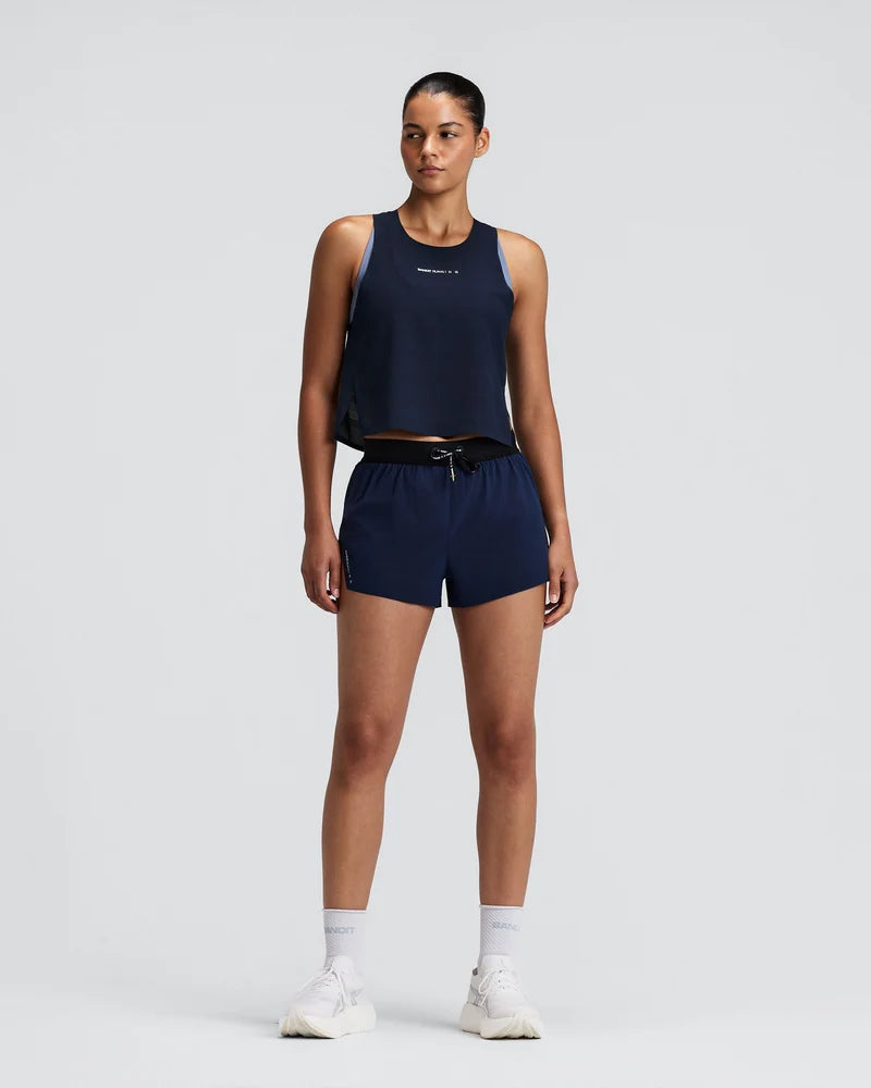 W CoolGrid Race Singlet | NY Navy