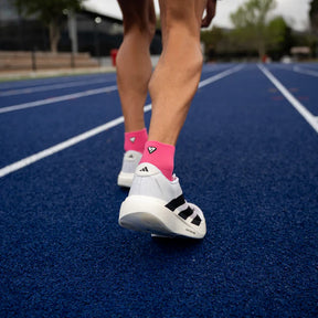 Running Quarter Socks | Popsicle Pink