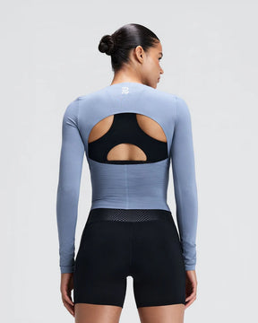 W GeoMesh Eclipse Long Sleeve | Steel Horizon