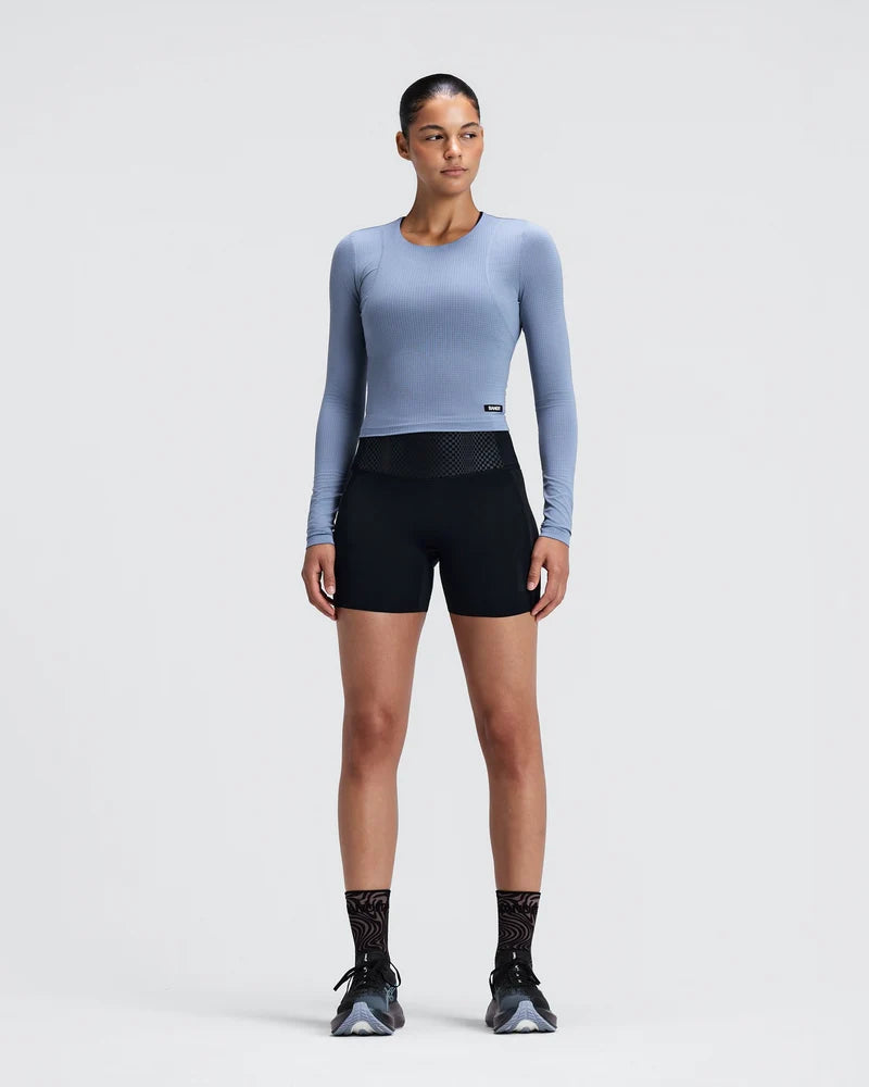 W GeoMesh Eclipse Long Sleeve | Steel Horizon