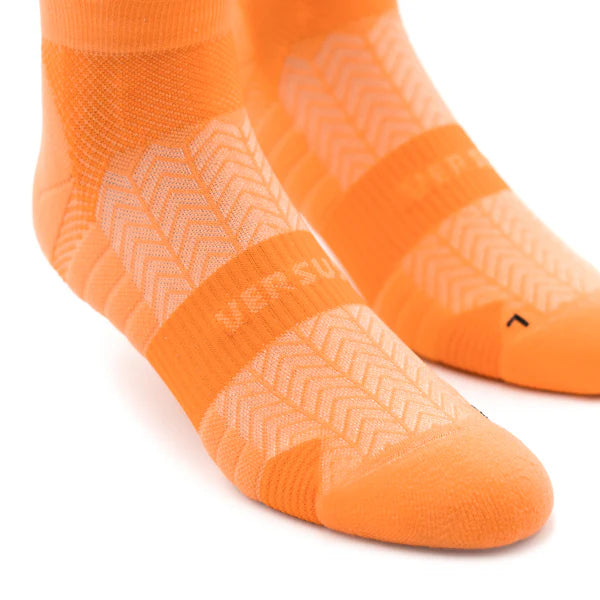 Running Ankle Socks | Tangerine Glow