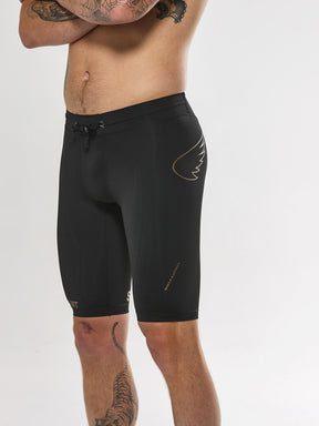 M P1 Elite Compression Shorts (drawcord) | Black
