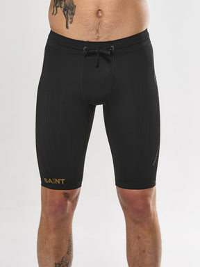 M P1 Elite Compression Shorts (drawcord) | Black