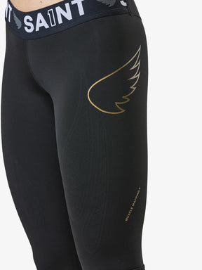 W P1 Elite Compression Tights - Low Rise | Black