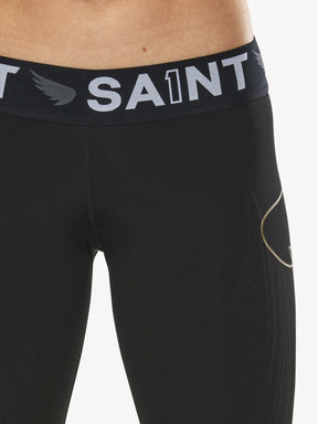 W P1 Elite Compression Tights - Low Rise | Black