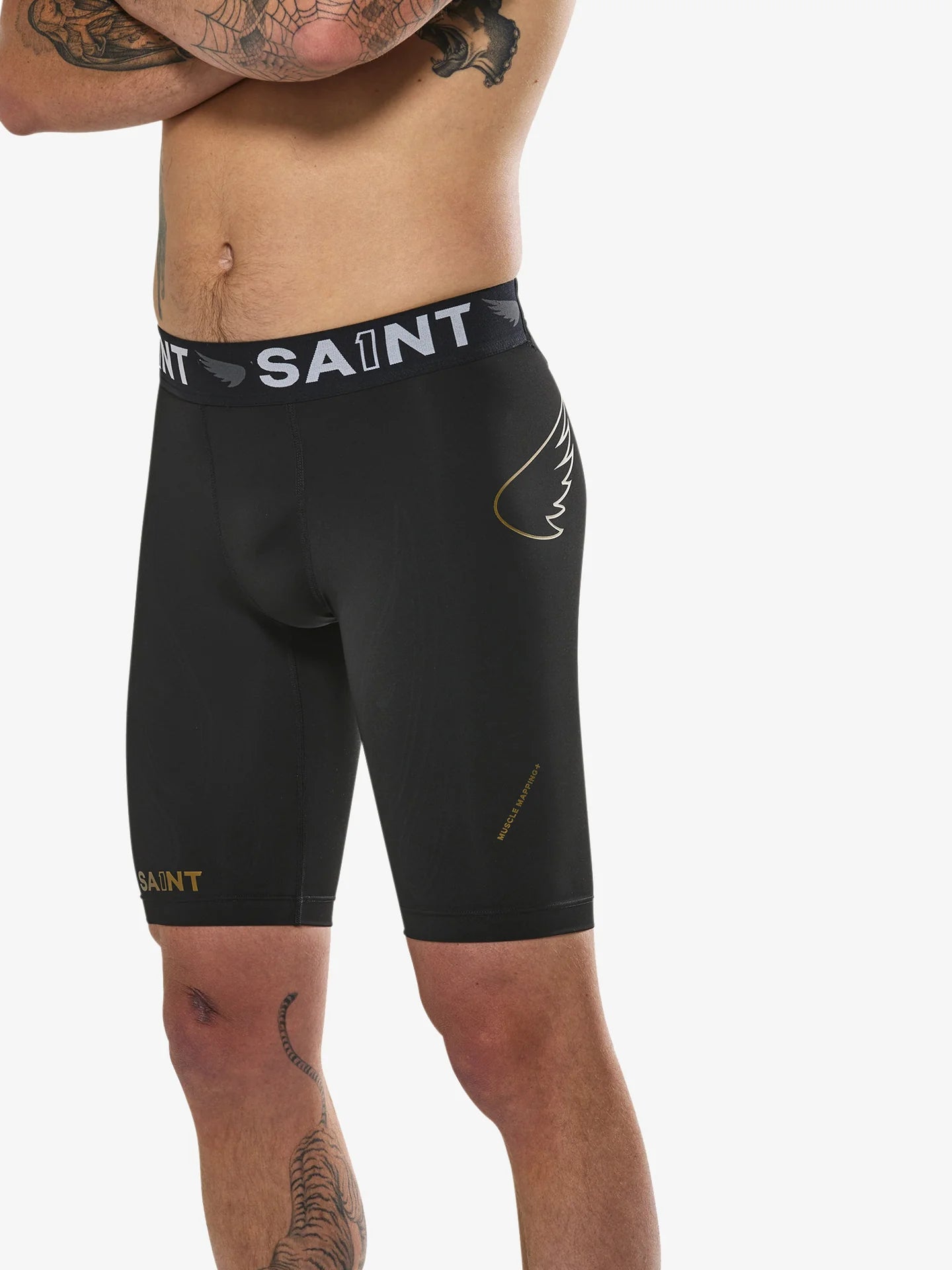 M P1 Elite Compression Shorts | Black