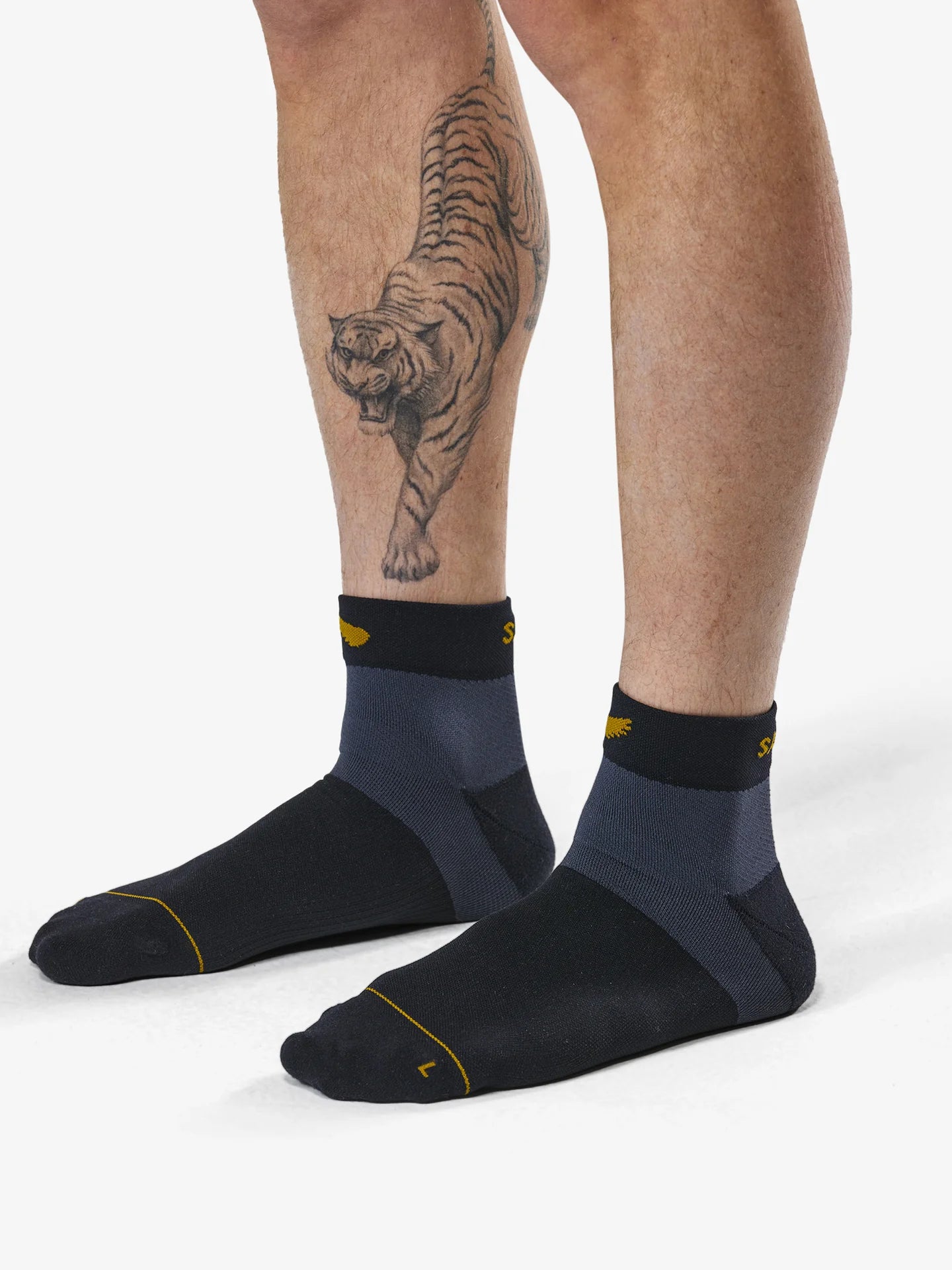 P1 Elite L1te Ankle Sock | Black Bronze