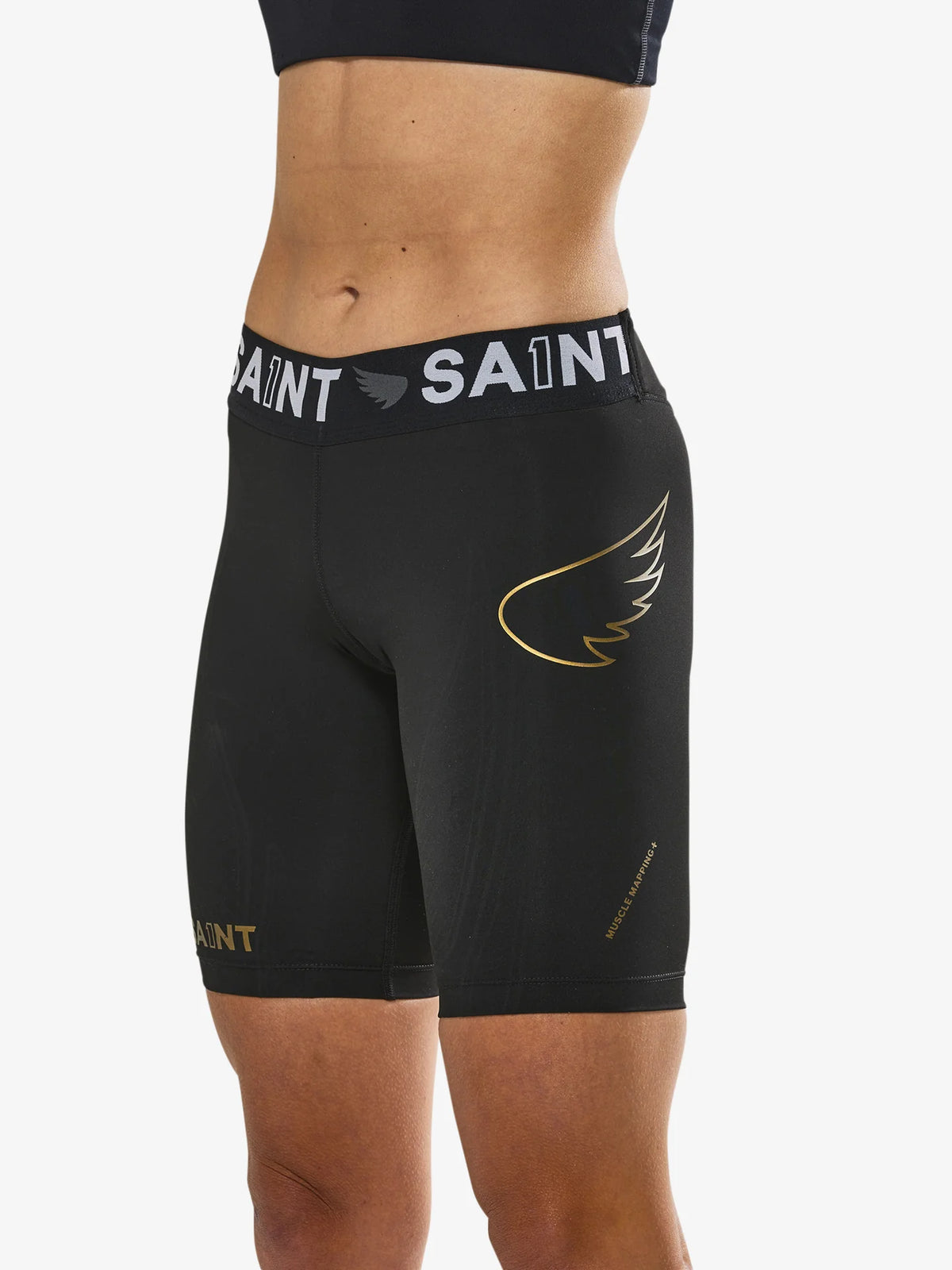 W P1 Elite Compression Shorts - Low Rise | Black