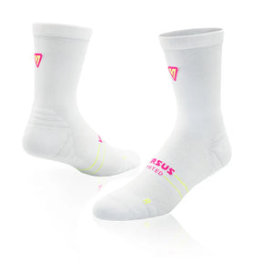 Active Crew Tab Socks | Pink-Lime Limited Edition