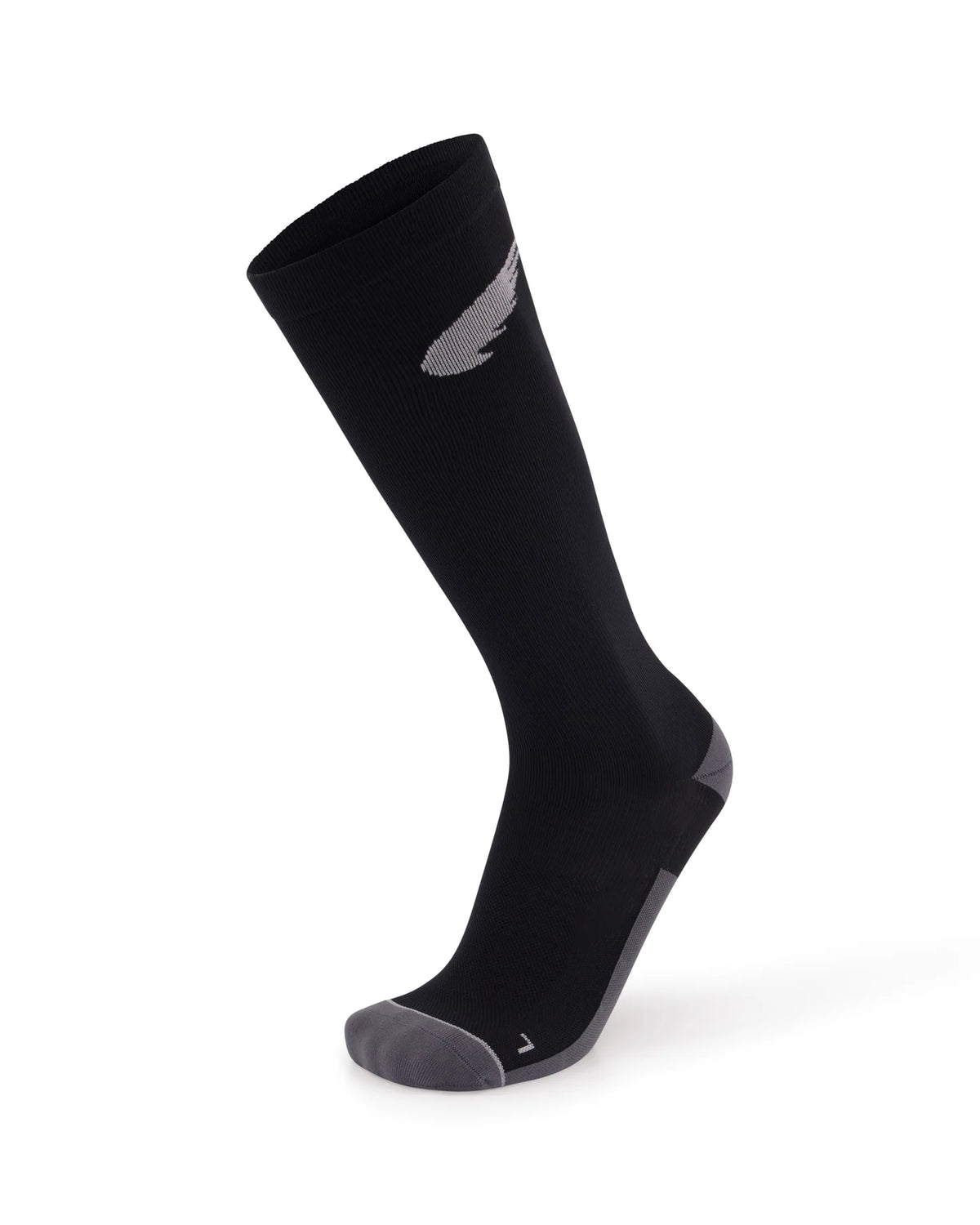 Compression Race Socks | Black Silver