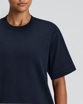 Heavyweight Cotton Box Tee | NY Navy