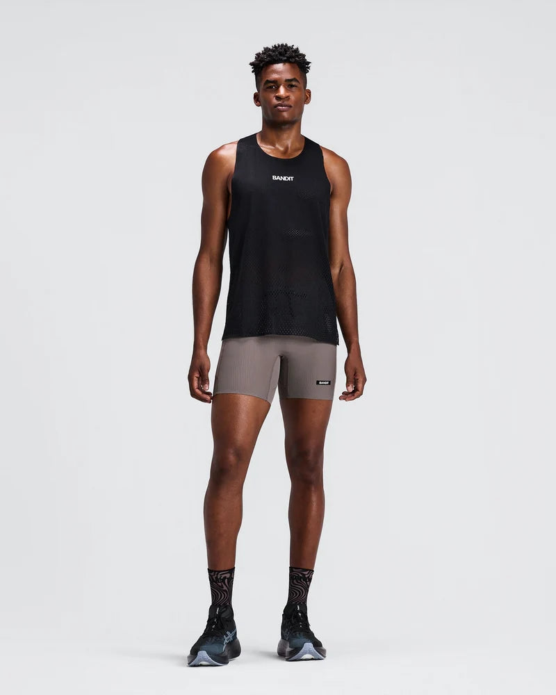 M Shredder Race Singlet | Black
