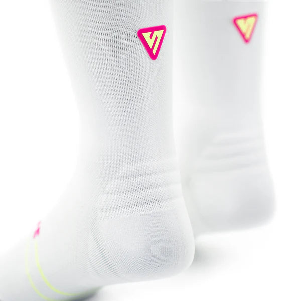 Active Crew Tab Socks | Pink-Lime Limited Edition