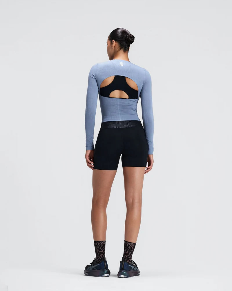 W GeoMesh Eclipse Long Sleeve | Steel Horizon
