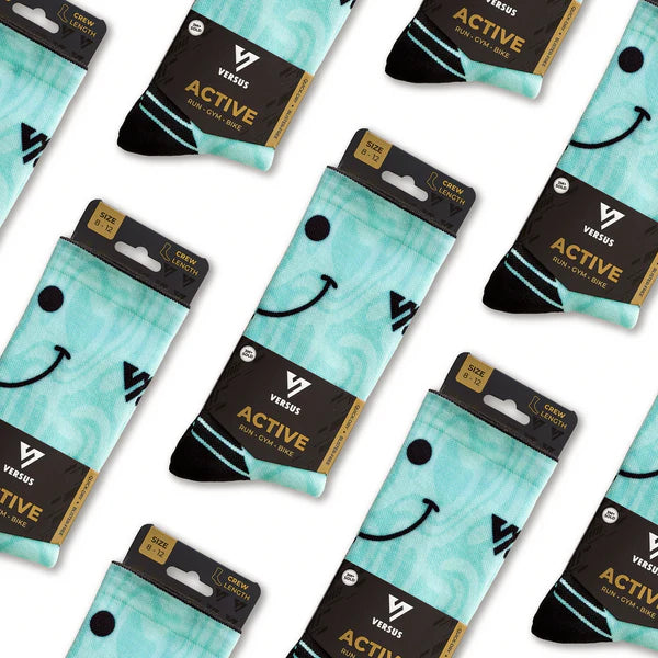 Active Crew Socks | Bubblegum Smile
