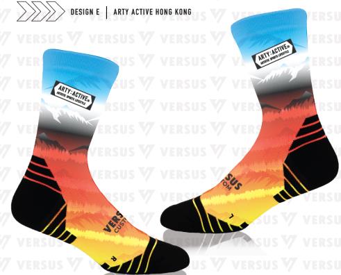 Arty Active Socks | Skyline