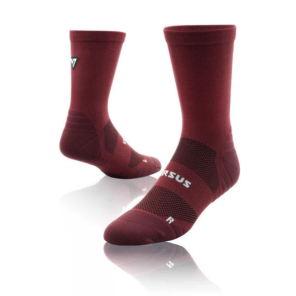 Active Crew Tab Socks | Classic Maroon