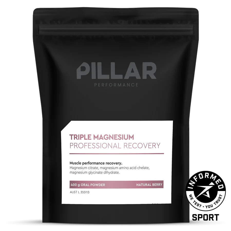 Triple Magnesium Professional Recovery Powder - 400g Pouch | Berry