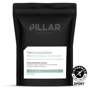 Triple Magnesium Professional Recovery Powder - 400g Pouch | Lemon Lime