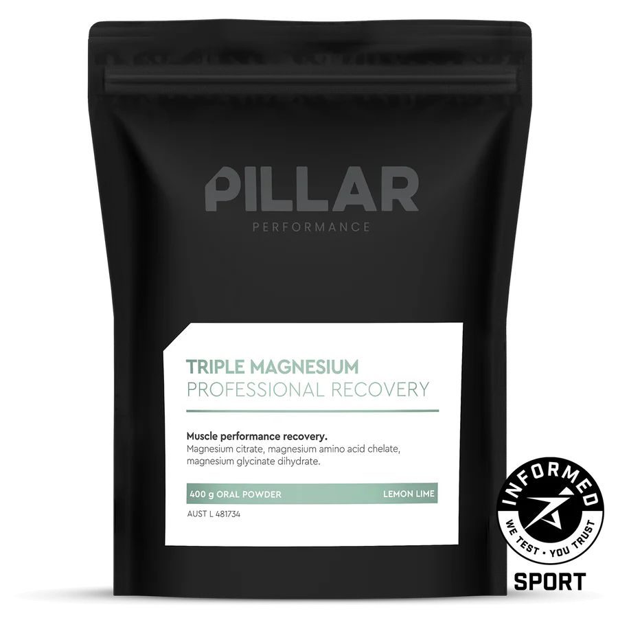 Triple Magnesium Professional Recovery Powder - 400g Pouch | Lemon Lime