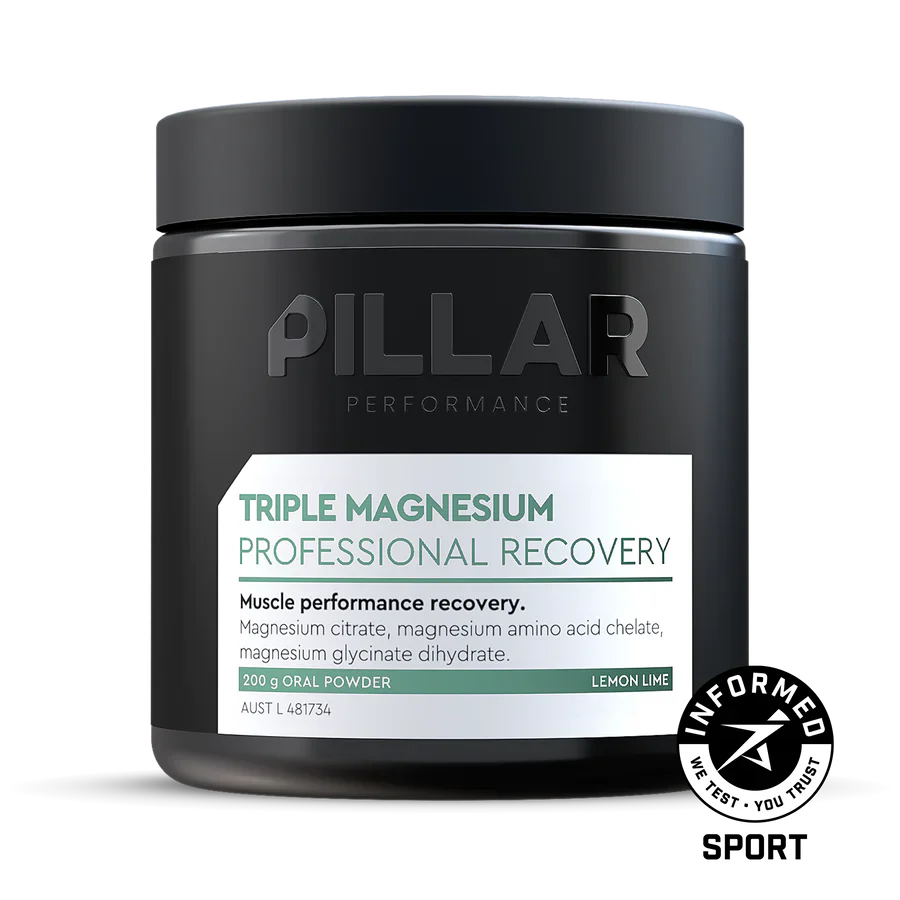 ‍Triple Magnesium Professional Recovery Powder - 200g Jar | Lemon Lime (100% off)