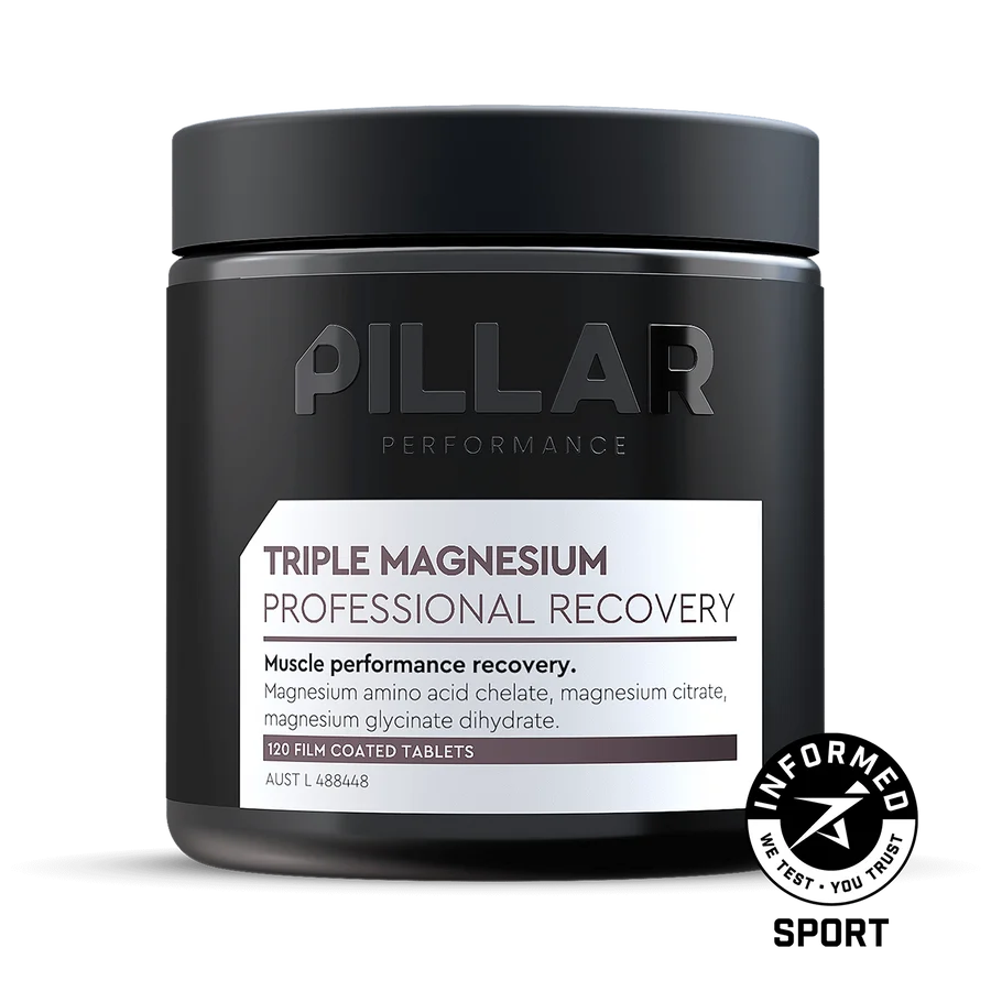 Triple Magnesium Professional Recovery Tablet 120 Tabs Jar | Unflavoured