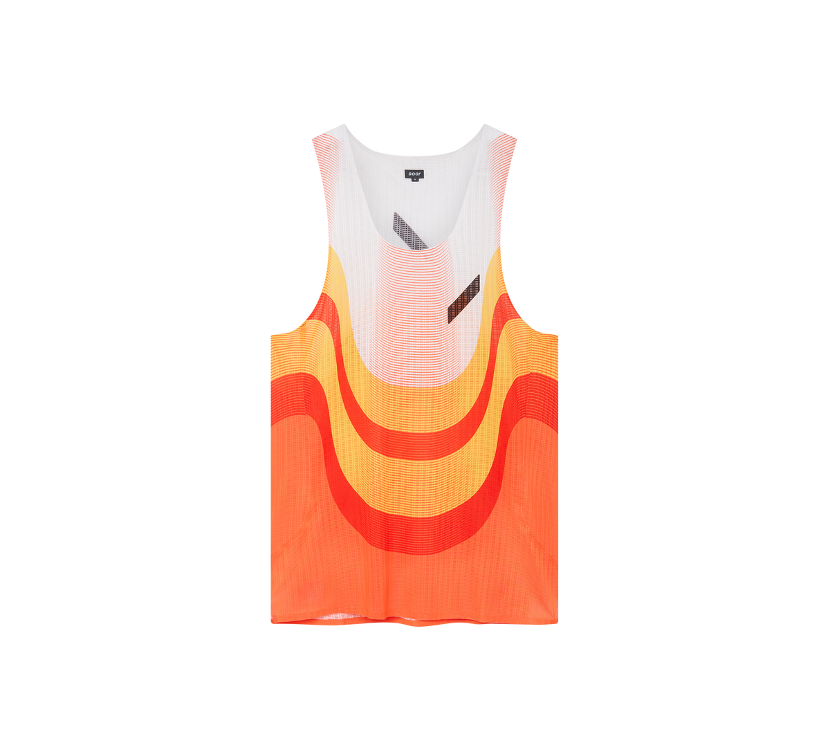 M Race Vest | Orange/Red/White