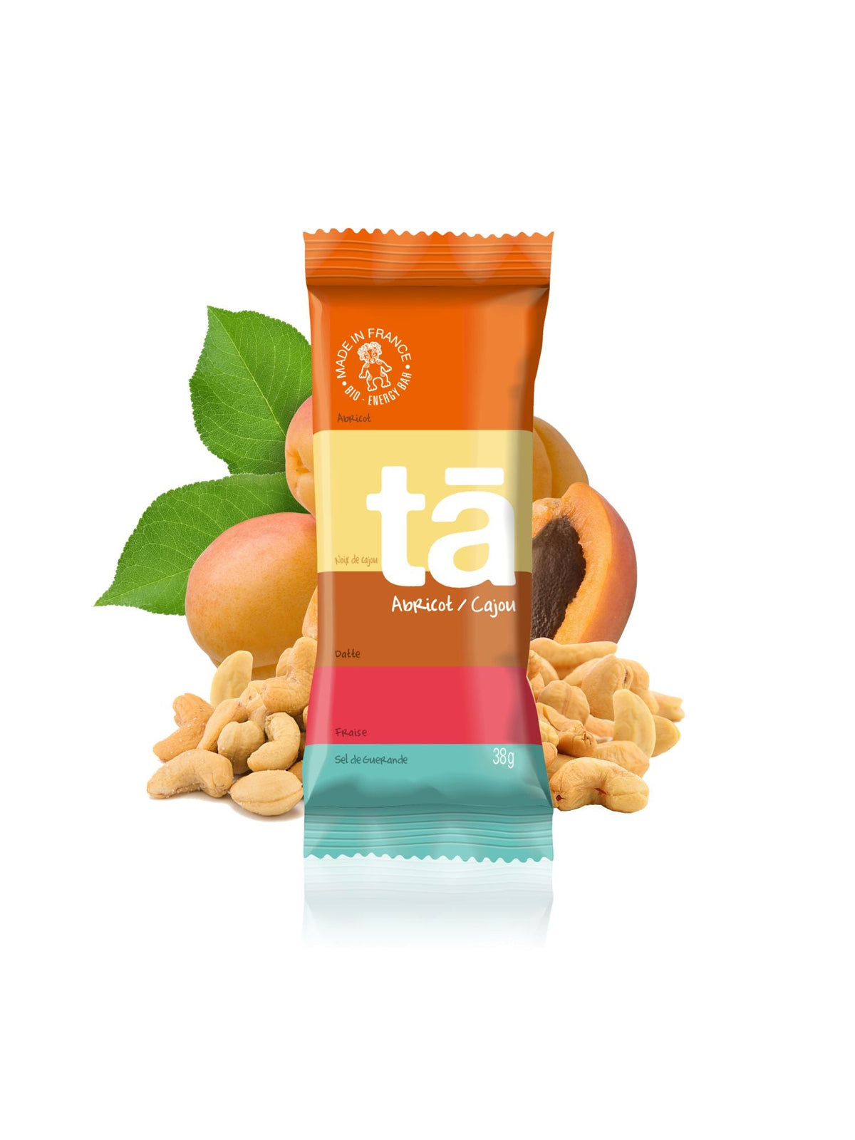 ‍Organic Energy Bar - Apricot Cashew (38g) (100% off)