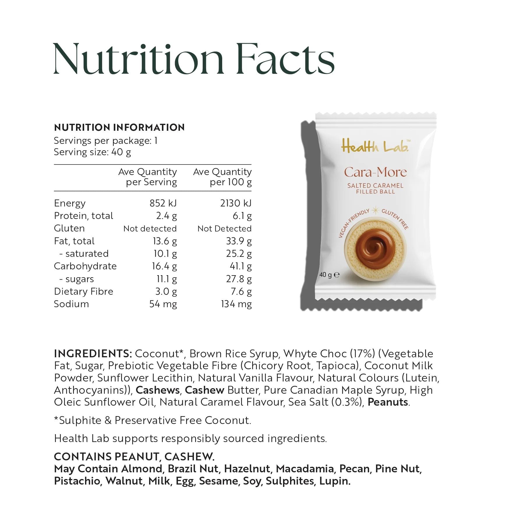 Protein Ball | Cara-More Caramel Filled