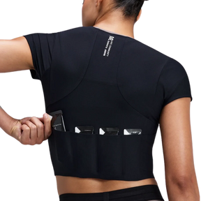 W Adapto 2-Way Zip Race Top | Black