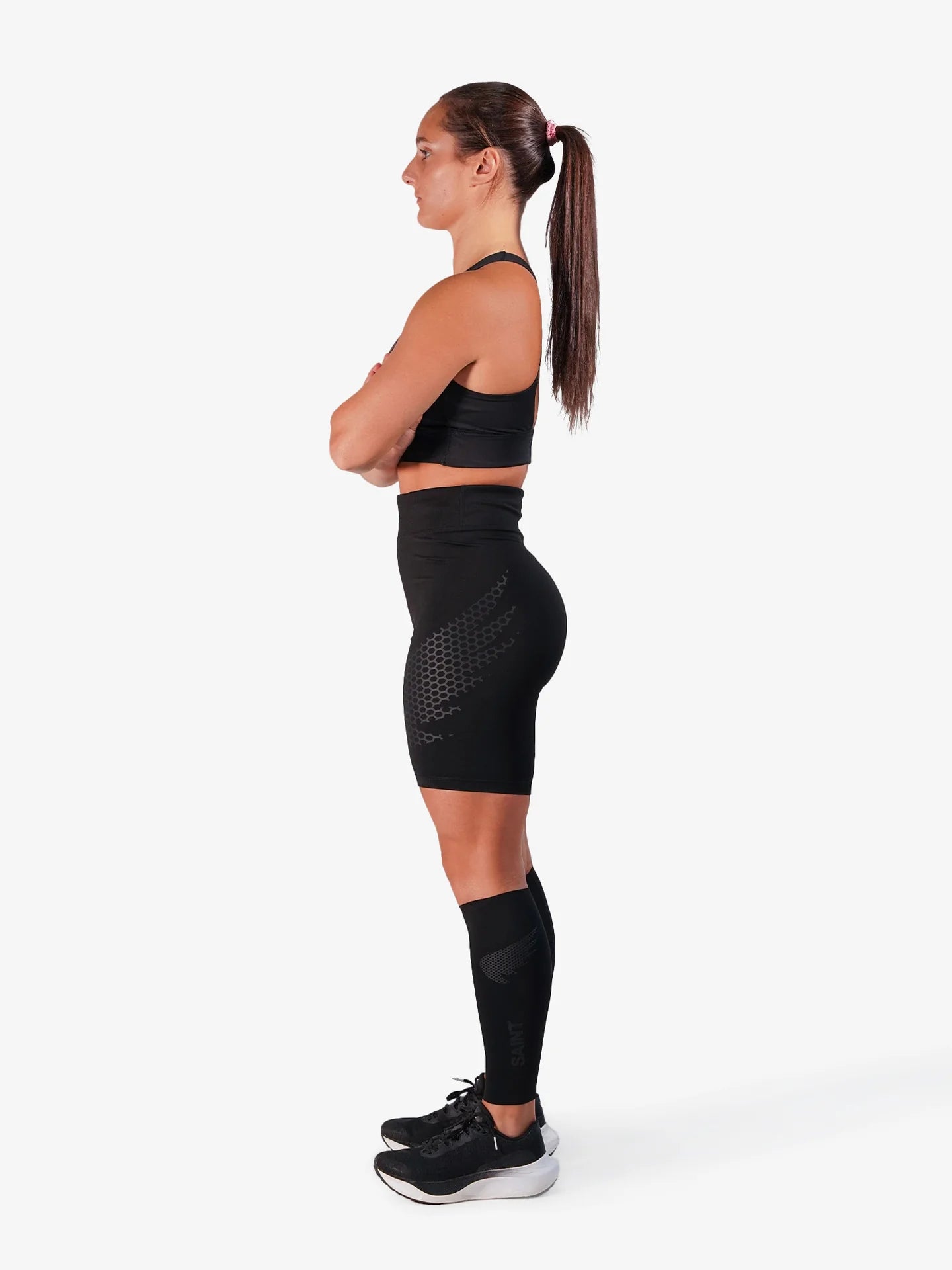 Compression Calf Guards | Black