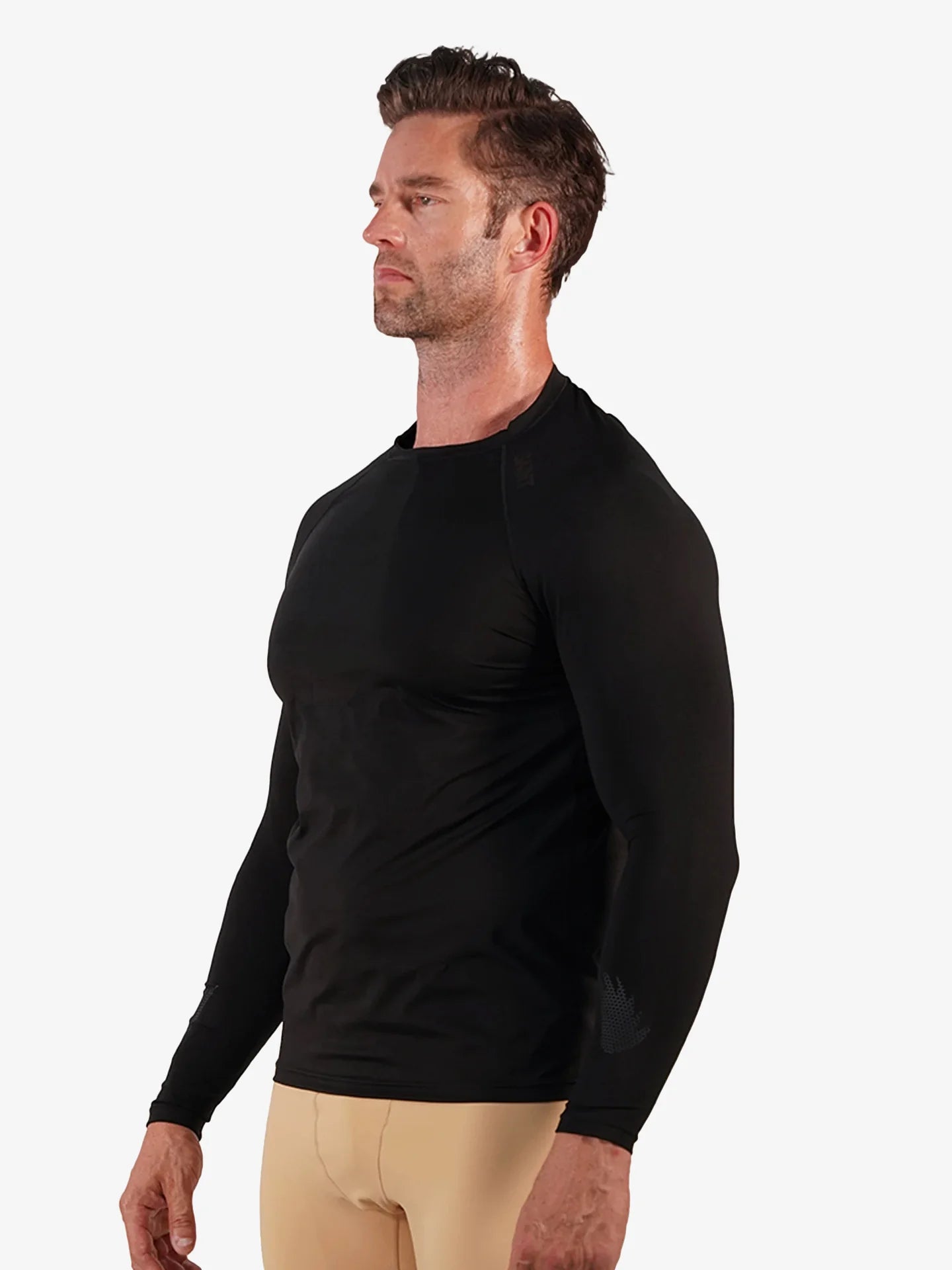 M Compression L/S Top | Black