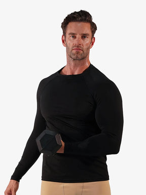 M Compression L/S Top | Black