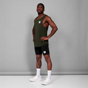 M Clean Combat Pro Singlet | Green