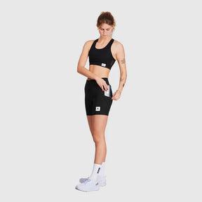 W Combat+ Short Tights 7" | Black
