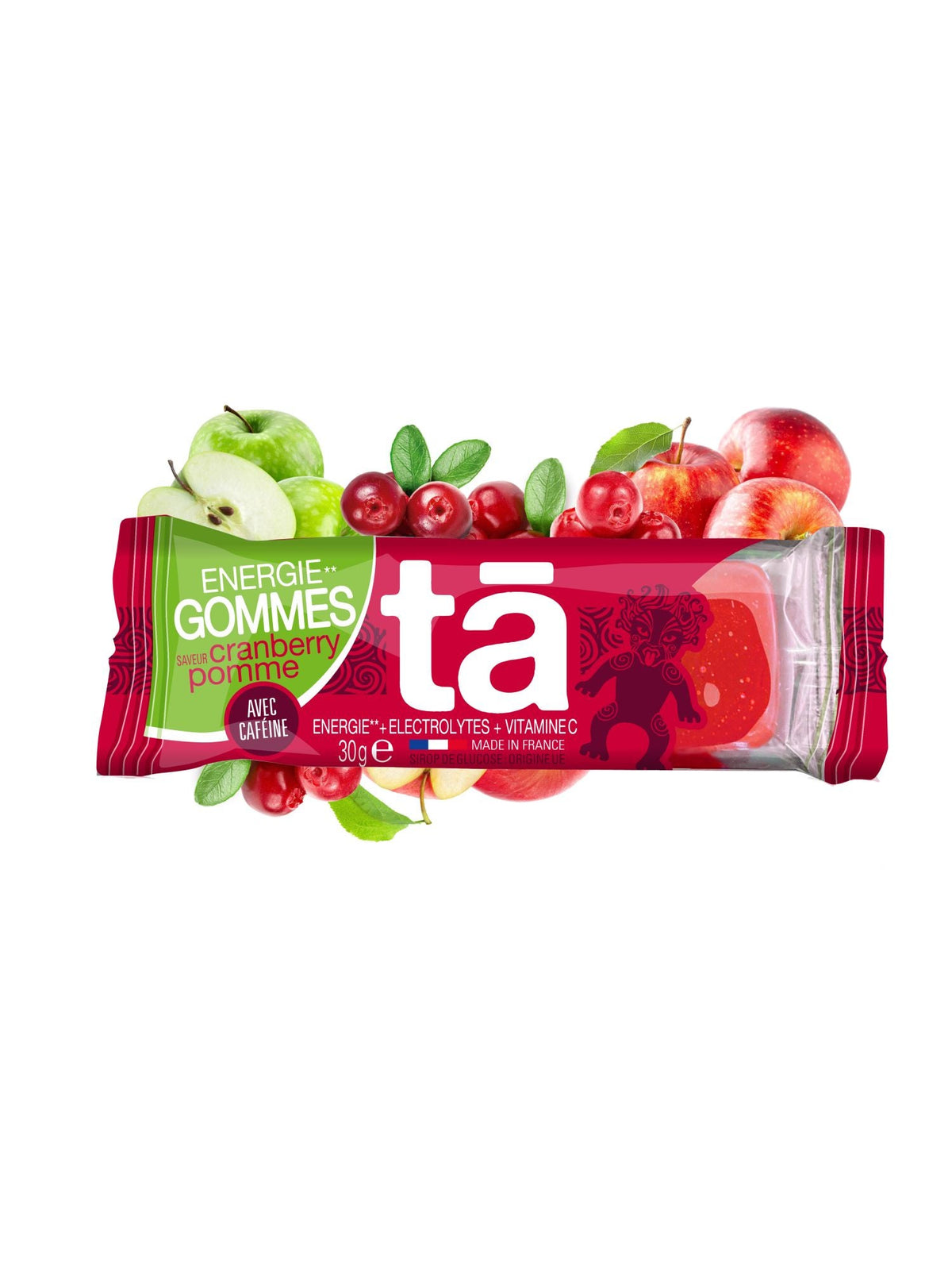 ‍Energy Gummies - 30g | Apple Cranberry (contains caffeine) (100% off)