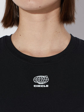 W Crop-Top Smooth Operator 2.0 | Black