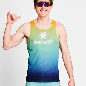M Drip Dye Flow Air Singlet | Multi