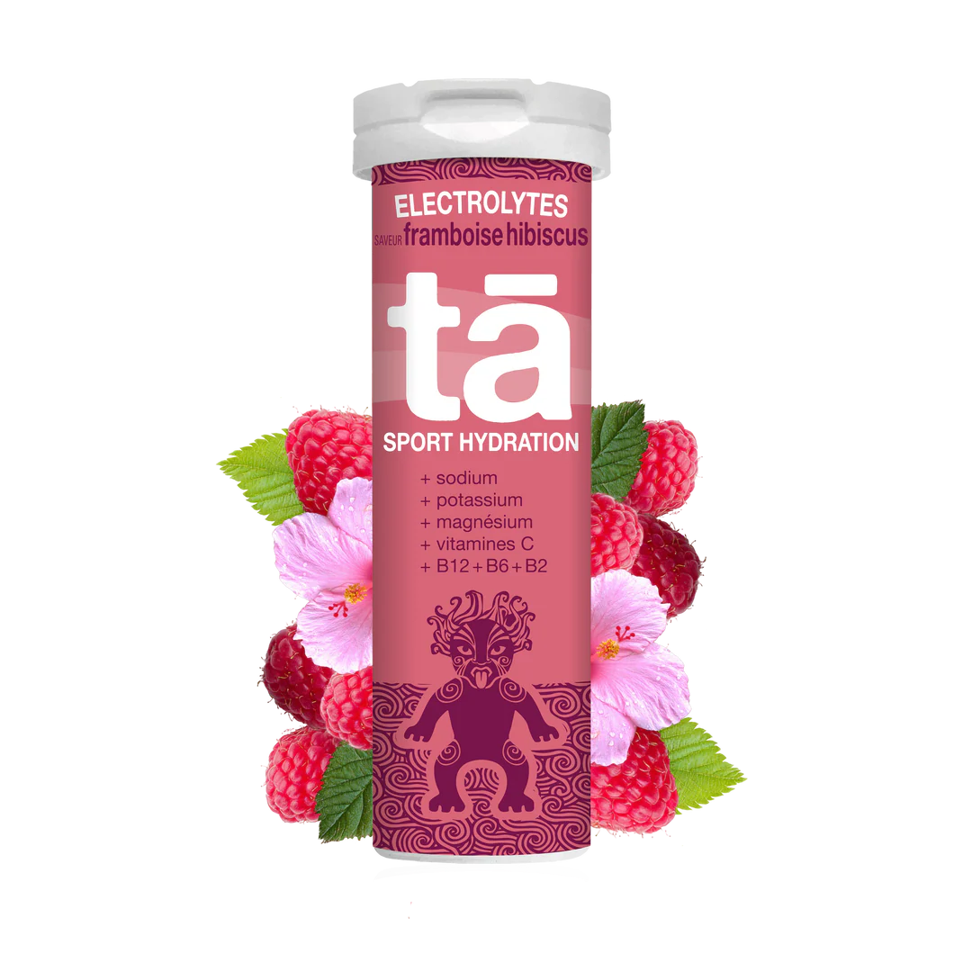 Electrolytes Hydration Tabs - 12 Tablets | Framboise Hibiscus
