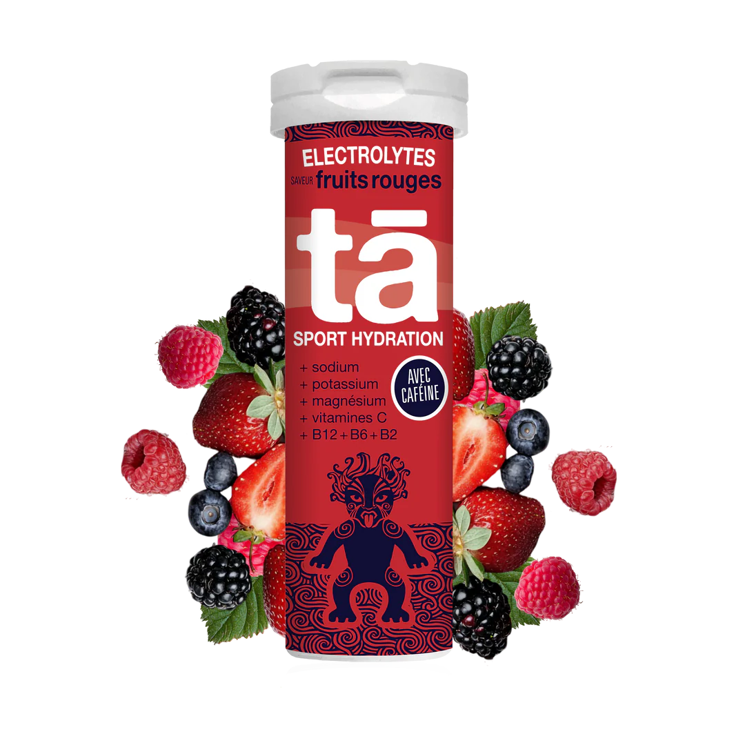 Electrolytes Hydration Tabs - 12 Tablets | Wild Berry (contains caffeine)