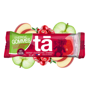 Energy Gummies - (30g x 4 packs) | Apple Cranberry (contains caffeine)