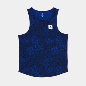M Flower Combat Singlet | Blue