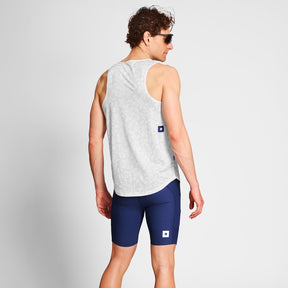 M Flower Combat Singlet | White