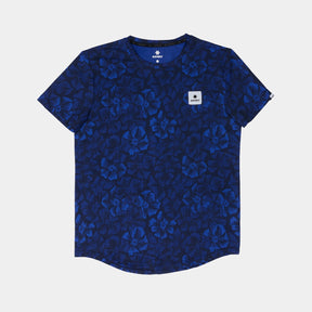 M Flower Combat T-Shirt | Blue
