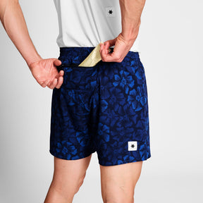 M Flower Pace Shorts 5'' | Blue
