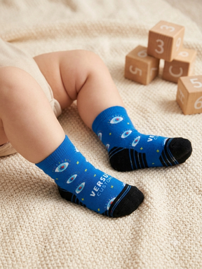 Frey Frey x Versus Kid's Socks | Royal Blue